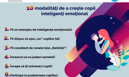 10 modalități de a crește copii inteligenți emoțional