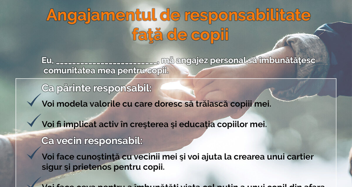 Angajamentul de responsabilitate față de copii